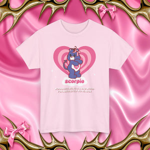 Scorpio Care Bear Cartoon Unisex Short Sleeve Tee