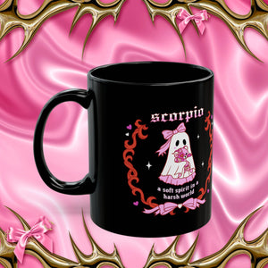 Scorpio Halloween Ghost Mug