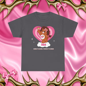 Leo Care Bear Cartoon Unisex Short Sleeve Tee