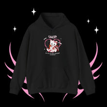 Load image into Gallery viewer, Cancer Halloween Kitty Cat Unisex Hoodie
