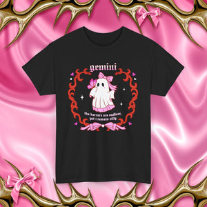 Gemini Halloween Ghost Unisex Short Sleeve Tee