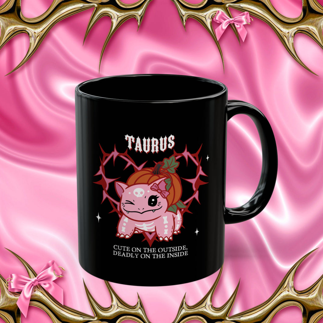 Taurus Halloween Cartoon Mug