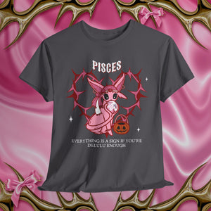 Pisces Halloween Cartoon Unisex Short Sleeve Tee