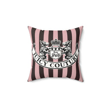 Load image into Gallery viewer, Juicy Stripe Faux Suede Square Pillow
