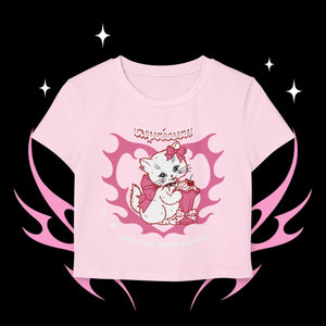 Capricorn Kitty Cat Women's Baby Tee