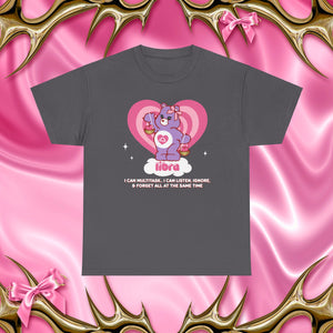 Libra Care Bear Cartoon Unisex Short Sleeve Tee