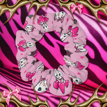 Load image into Gallery viewer, Kitty Cat Logo Scrunchie PINK
