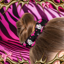 Load image into Gallery viewer, Kitty Cat Logo Scrunchie BLACK
