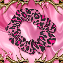 Load image into Gallery viewer, Pink Leopard Print Scrunchie
