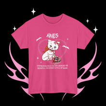 Load image into Gallery viewer, Aries Halloween Kitty Cat Unisex Short Sleeve Tee
