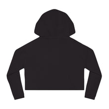 Load image into Gallery viewer, Kitty Cat Heart Locket Women’s Cropped Hooded Sweatshirt
