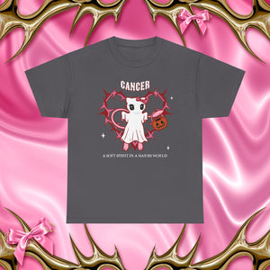 Cancer Halloween Cartoon Unisex Short Sleeve Tee