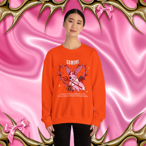 Gemini Halloween Cartoon Unisex Crewneck Sweatshirt