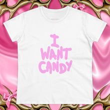 Load image into Gallery viewer, I Want Candy Women&#39;s Cotton T-Shirt
