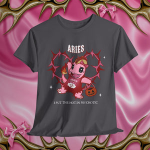 Aries Halloween Cartoon Unisex Short Sleeve Tee