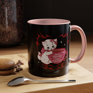 More Espresso Less Depresso Kitty Cat (Red) Coffee Mug (11oz)