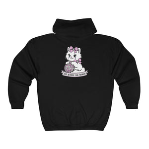 All Panic No Disco Kitty Cat Unisex Zip Hoodie