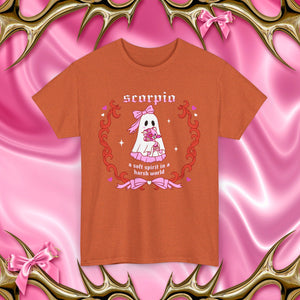 Scorpio Halloween Ghost Unisex Short Sleeve Tee