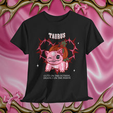 Load image into Gallery viewer, Taurus Halloween Cartoon Unisex Short Sleeve Tee
