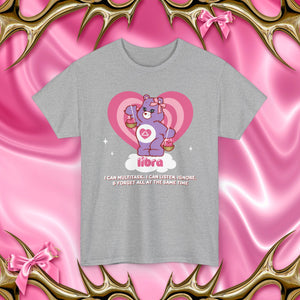 Libra Care Bear Cartoon Unisex Short Sleeve Tee