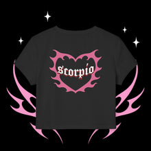 Load image into Gallery viewer, Scorpio Kitty Cat Women&#39;s Baby Tee
