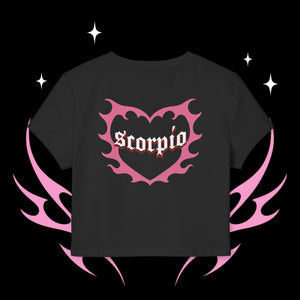 Scorpio Kitty Cat Women's Baby Tee