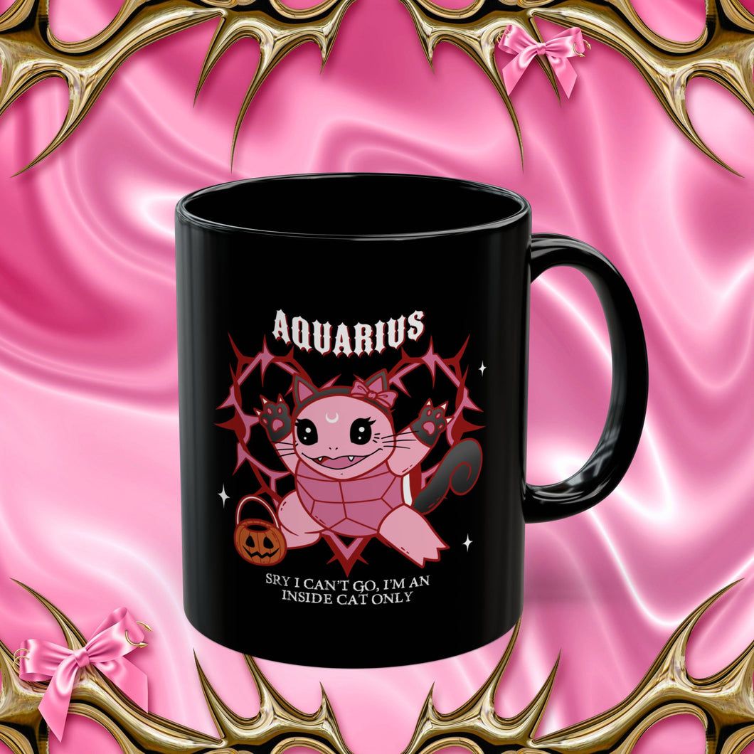 Aquarius Halloween Cartoon Mug