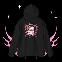 Load image into Gallery viewer, Libra Kitty Cat Unisex Hoodie
