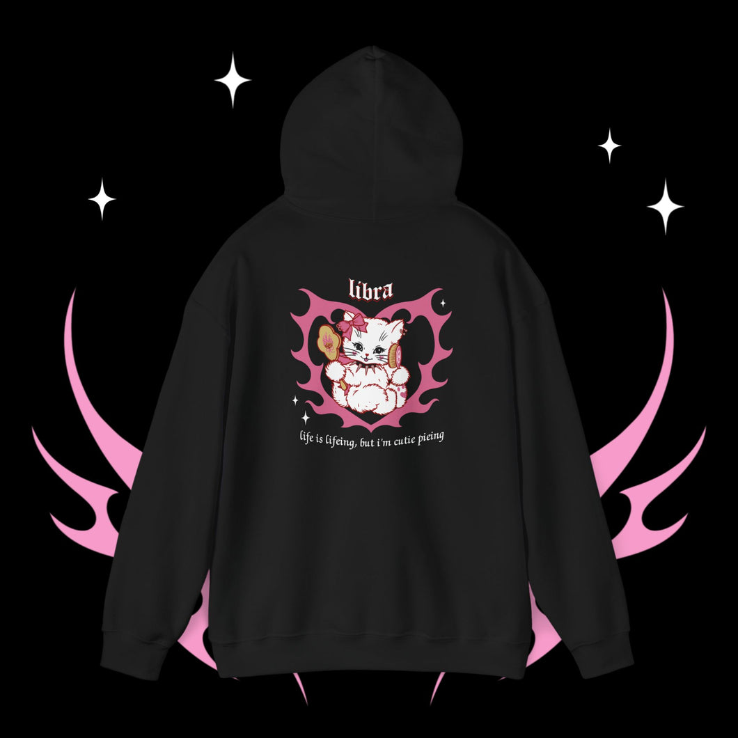 Libra Kitty Cat Unisex Hoodie