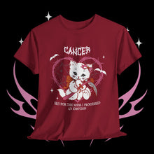 Load image into Gallery viewer, Cancer Halloween Kitty Cat Unisex Short Sleeve Tee
