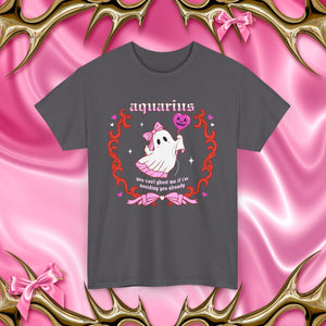 Aquarius Halloween Ghost Unisex Short Sleeve Tee