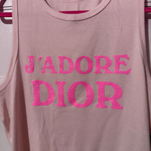 Load image into Gallery viewer, jadore dior pink tank top XL

