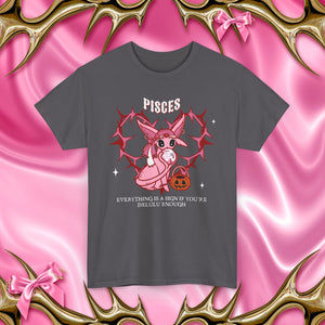 Pisces Halloween Cartoon Unisex Short Sleeve Tee