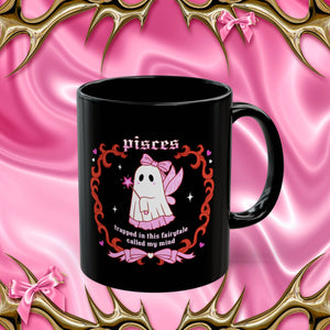 Pisces Halloween Ghost Mug