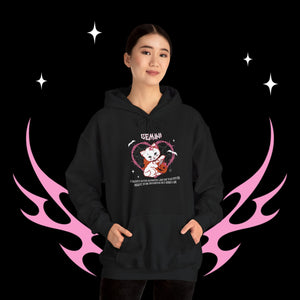 Gemini Halloween Kitty Cat Unisex Hoodie