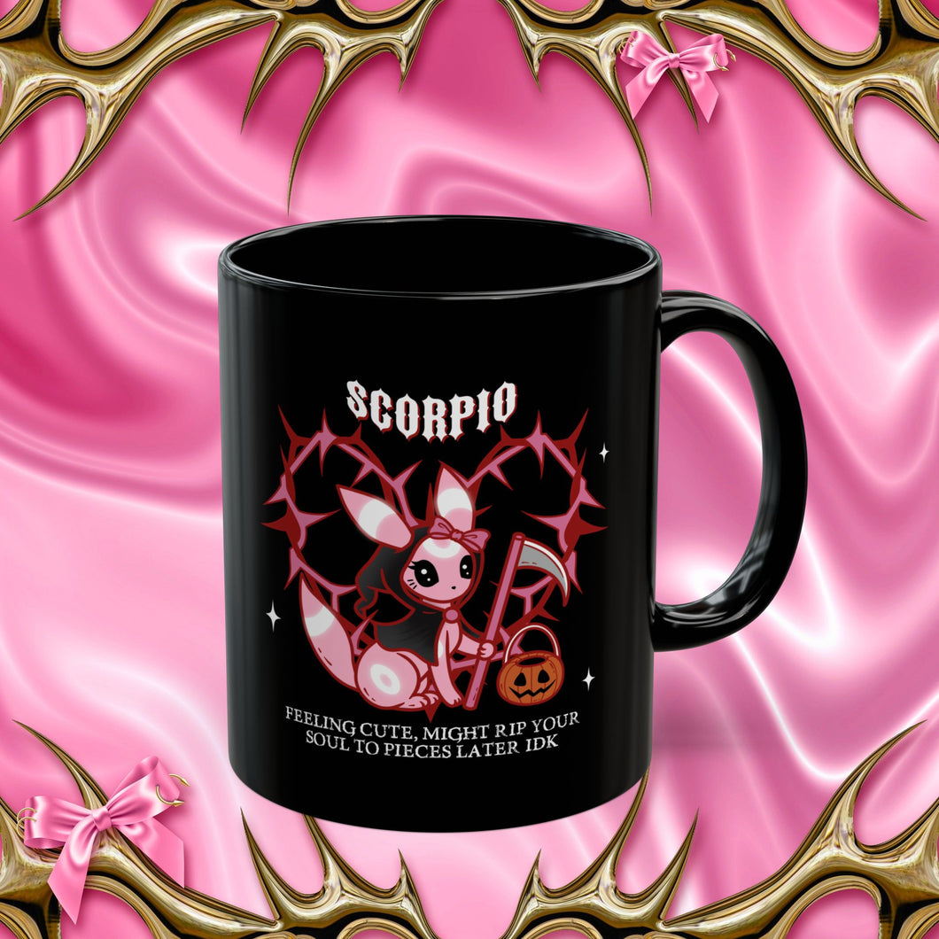 Scorpio Halloween Cartoon Mug