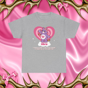 Libra Care Bear Cartoon Unisex Short Sleeve Tee