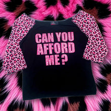 Load image into Gallery viewer, PREORDER ♡ Can You Afford Me Pink Leopard 3/4 Sleeve Top
