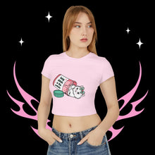 Load image into Gallery viewer, Being Delulu is the Solulu Kitty Cat Women&#39;s Baby Tee
