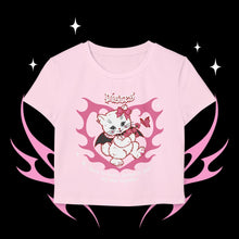 Load image into Gallery viewer, Pisces Kitty Cat Women&#39;s Baby Tee
