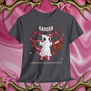 Cancer Halloween Cartoon Unisex Short Sleeve Tee