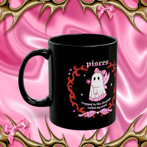 Pisces Halloween Ghost Mug