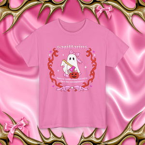 Sagittarius Halloween Ghost Unisex Short Sleeve Tee