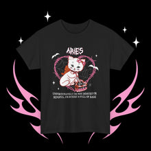 Load image into Gallery viewer, Aries Halloween Kitty Cat Unisex Short Sleeve Tee
