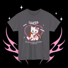 Load image into Gallery viewer, Cancer Halloween Kitty Cat Unisex Short Sleeve Tee
