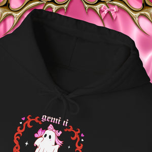 Gemini Halloween Ghost Unisex Hoodie