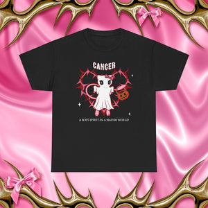 Cancer Halloween Cartoon Unisex Short Sleeve Tee