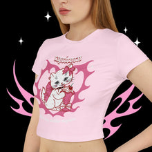 Load image into Gallery viewer, Capricorn Kitty Cat Women&#39;s Baby Tee
