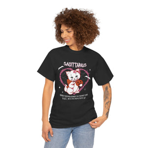 Sagittarius Halloween Kitty Cat Unisex Short Sleeve Tee