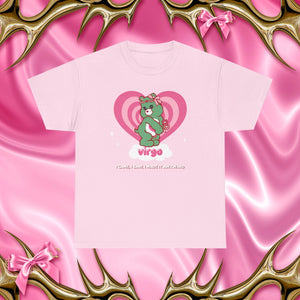 Virgo Care Bear Cartoon Unisex Short Sleeve Tee